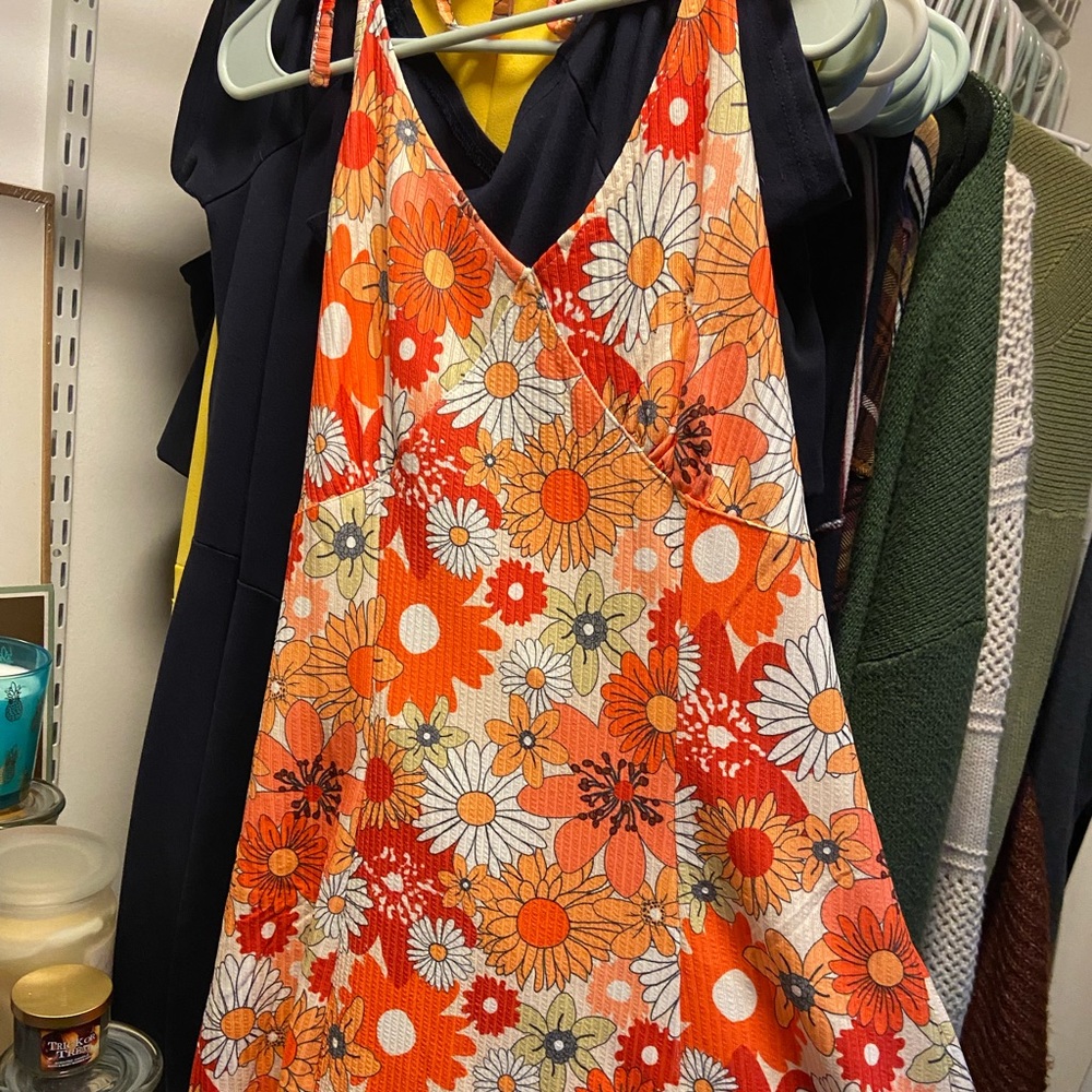 Open back summer dress